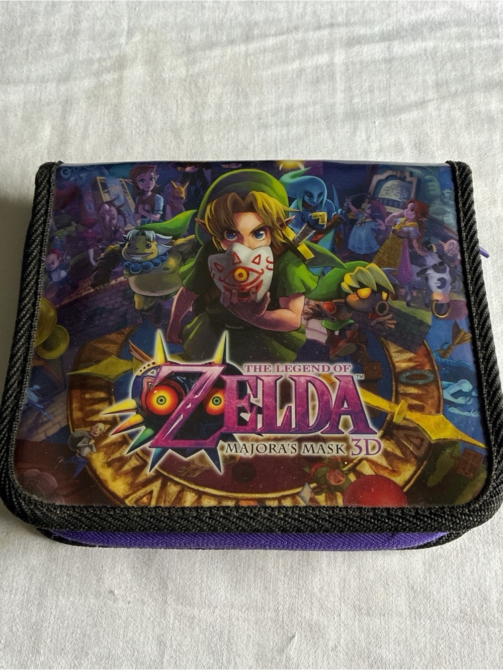 Nintendo The Legend of Zelda Majora's Mask 3D Case - Green, Purple, Black